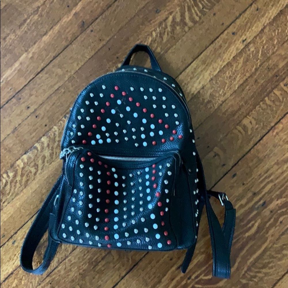 Zara edgy studded backpack